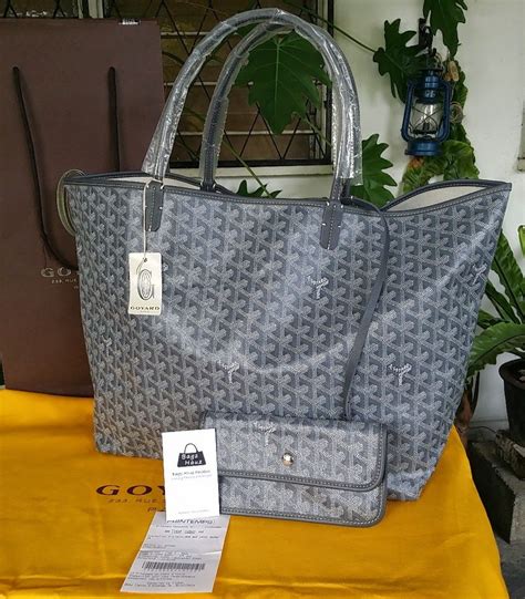 goyard st louis tote grey|goyard saint louis gm price.